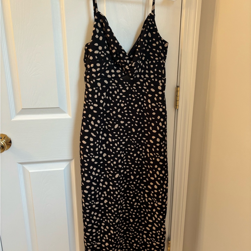 Black/tan Maxi Dress